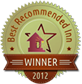 2012 Best Recommended Inn Winner
