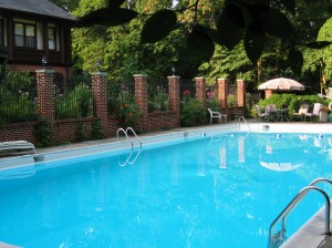 Gramercy's outdoor pool