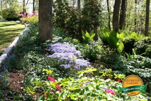 spring garden at Gramercy Mansion