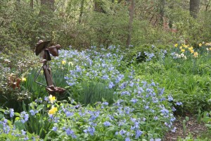 Garden border at Gramercy Mansion