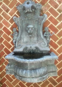 Cassatt Suite patio fountain