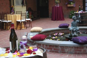 Carriage House - September wedding with wine theme