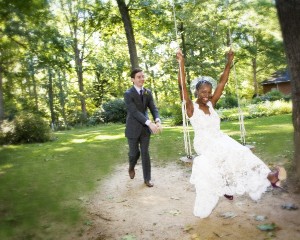 Couple Swinging