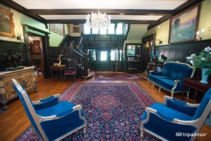 Foyer view of main entrance and staircase