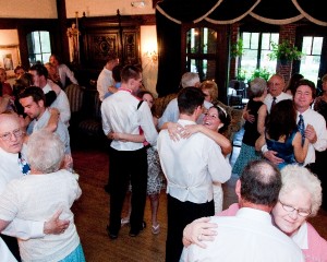 Guests Dancing in Mansion Artistic Difference