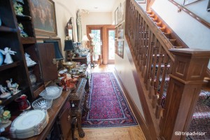 Browse gift shop items in addition hallway