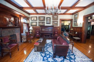 Library view into Foyer