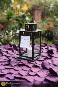 DIY wedding latern favor