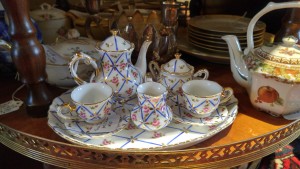 miniature tea set - holiday gift for her