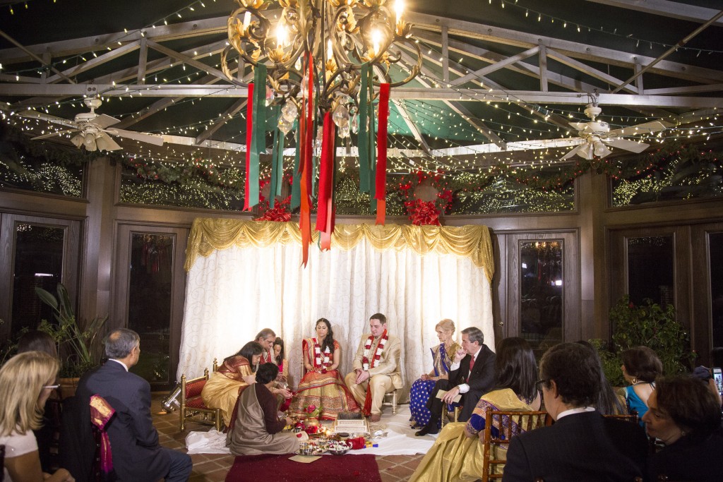 Indian wedding ceremony at Gramercy Mansion
