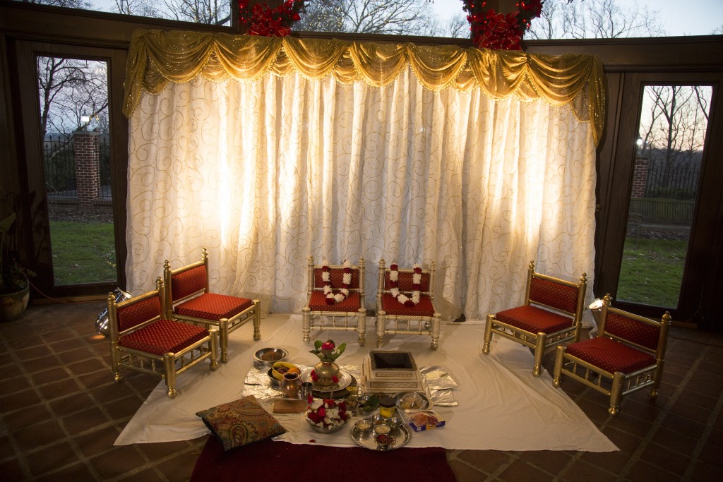 Indian Wedding Ceremony altar