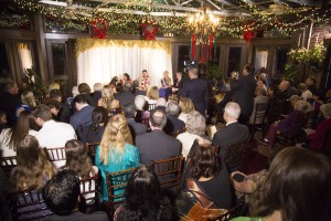 Indian wedding ceremony in atrium at Gramercy Mansion