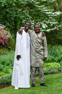 Bridal party at April garden wedding | Gramercy Mansion | Mary Brunst Photography