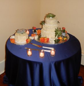 Real wedding feature | Carriage House wedding cake
