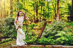 Photos by Cesar Chavez Photography | Stylized bridal photo shoot at Gramercy Mansion