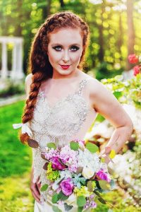 Photos by Cesar Chavez Photography | Stylized bridal photo shoot at Gramercy Mansion