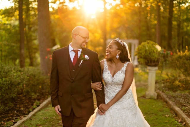 Gramercy Mansion Wedding Couple